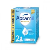 Lapte de inceput pentru 6-12 luni NUTRI-BIOTIK 2, 1200g, Aptamil, Aptamil Junior