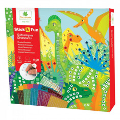 Set de creatie, Sycomore Stick n Fun Mozaic, Dinozauri