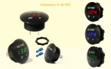 Voltmetru auto moto 12V