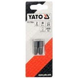 Yato YT-77924 - Set capete de insurubare profil HEX8 2 bucati