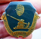M.053 ITALIA INSIGNA MILITARA ARTILERIE ANTIAERIANA ARTIGLIERIA LEGGERA CONTROAEREI