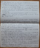 2 pagini disparate de manuscris Alexandru Cazaban, interbelice, nuvela