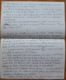 2 pagini disparate de manuscris Alexandru Cazaban , interbelice , nuvela