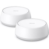 Sistem Mesh Wi-Fi TP-Link Deco BE22(2-pack), BE3600, Dual-Band, Wi-Fi 7, MLO, HomeShield, cu acoperire pentru intreaga casa