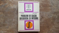 CULEGERE DE PROBLEME DE CALCUL DIFERENTIAL SI INTEGRAL - Lia Arama, 1978 foto