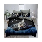 Cumpara ieftin Lenjerie de pat din Bumbac finet cu imprimeu 3D INN1010