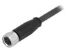 Conector HARTING M8 mamă 4 pini drept cu cablu 2m