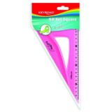 Echer Keyroad KR971102, 18cm, 30 grade, 60 grade, plastic flexibil, diverse culori
