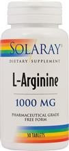 L - Arginine 1000mg Solaray Secom 30tb Cod: 17246 foto