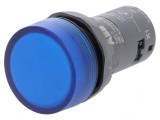 Lumină de control LED albastră &Oslash;22mm 25-70&deg;C