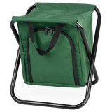 Cumpara ieftin Scaun pliabil, gradina, camping, pescuit, cu geanta termoizolanta, verde, max 150 kg, 32x27x34 cm, Strend Pro