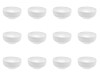 Set boluri, 12 piese, 700 ml, Portelan, Alb