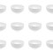 Set boluri, 12 piese, 700 ml, Portelan, Alb