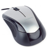 MOUSE GEMBIRD, PC sau NB, cu fir, USB, optic, 1000 dpi, butoane/scroll 3/1, ,