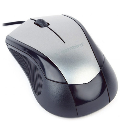 MOUSE GEMBIRD, PC sau NB, cu fir, USB, optic, 1000 dpi, butoane/scroll 3/1, , foto