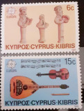 Cumpara ieftin Cipru 1985 Euopa Cept instrumente muzicale , vioara , mandolina, 2V. mnh, Nestampilat