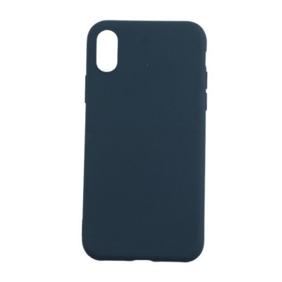 Husa iPhone XR Silicon Albastru Inchis foto