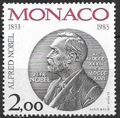 C4937 - Monaco 1983 - Aniversari neuzat,perfecta stare foto