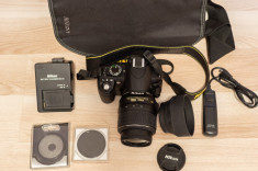 Nikon D3100 cu Obiectiv 18-55mm VR si accesorii foto
