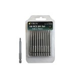 Cumpara ieftin Set de biti torx Cr-V Troy 22242, T20, 75 mm, 10 bucati