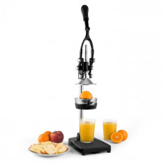 Klarstein KLARSTEIN TRIJUICER DIN O?EL INOXIDABIL NEGRU - STORCATOR DE FRUCTE, TAIERE DE MERE, FELIERE DE CARTOFI foto