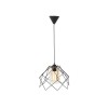Pendul Kontes Negru 1xE27 60W, Erste