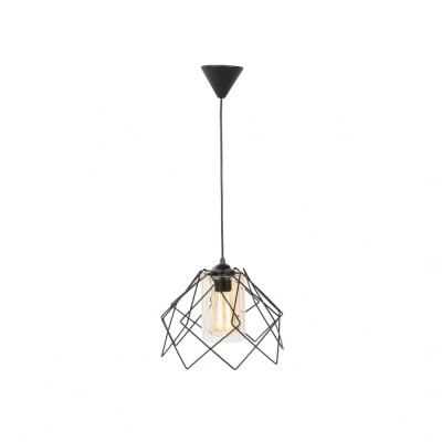 Pendul Kontes Negru 1xE27 60W foto