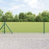 VidaXL &Icirc;mprejmuire Hexagon Verde 0,4x10 m Oțel