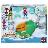 SPIDEY SI PRIETENII LUI UIMITORI MARVEL WATER WEBS SET SUBMARINUL DOC OCK CU