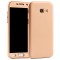 Husa Full Cover 360&deg; (fata + spate + folie sticla) pentru Samsung Galaxy A5 (2017), Gold