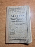 manual de algebra - pentru clasa a 4-a secundara - din anul 1936