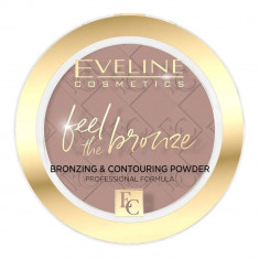 Pudra pentru contur, Eveline Cosmetics, Feel the Bronze, 01 Milky Way