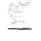 Spoiler bara fata OPEL INSIGNIA, 03.2017-06.20, partea stanga,