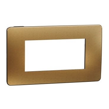 Rama Ornament 4M metal Schneider Unica Studio aramiu negru NU270458M foto