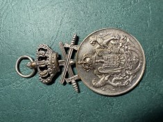 Medalia Serviciu credinciosu Cl 2 primul model militara regalista