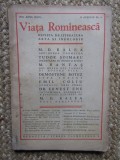 VIATA ROMANEASCA 1934 ANUL XXVI 30 APRILIE NR 8