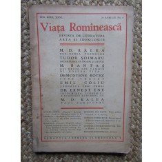 VIATA ROMANEASCA 1934 ANUL XXVI 30 APRILIE NR 8