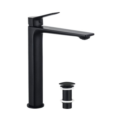 Baterie Lavoar Negru Mat Jungborn Gamma foto