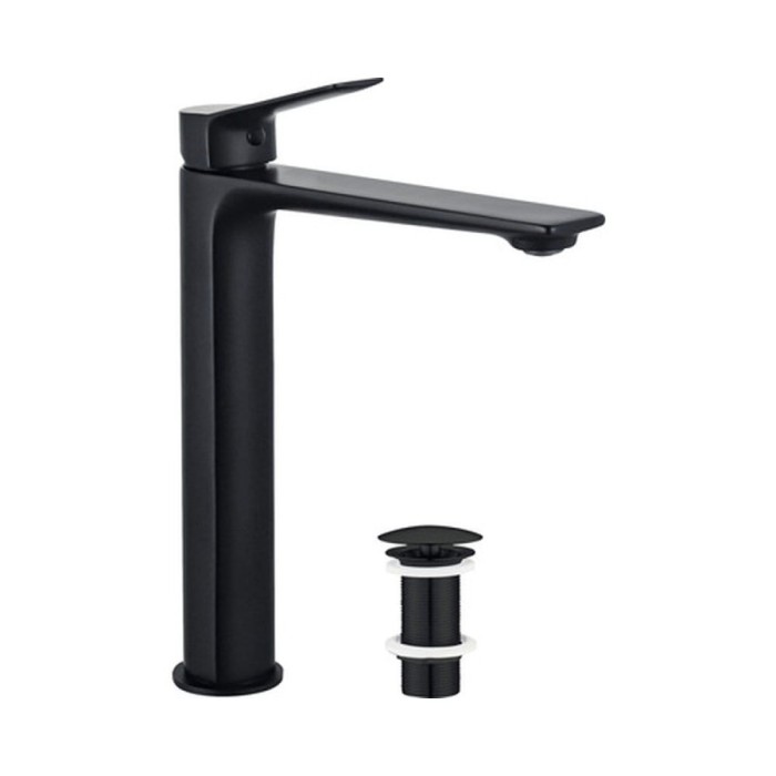 Baterie Lavoar Negru Mat Jungborn Gamma