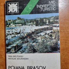 mic indreptar turistic - poiana brasov - din anul 1983