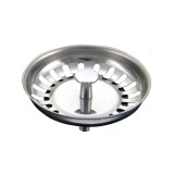 Sită Chiuvetă Inox/Plastic 79.3cm Argintie - Sita scurgere vase, resturi alimente