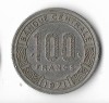 Moneda 100 francs 1971 - Camerun, Africa, Cupru-Nichel