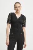 Morgan bluza TANGO femei, culoarea negru, neted, TANGO