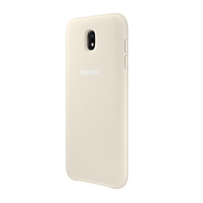 Husa Samsung EF-PJ730CFEGWW Dual Layer (plastic + silicon) aurie pentru Samsung Galaxy J7 (2017) J730 foto