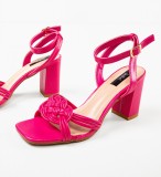 Cumpara ieftin Sandale cu toc Antonela Fuchsia