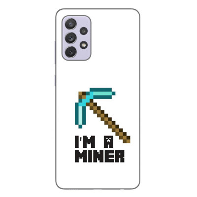 Husa compatibila cu Samsung Galaxy A72 5G Silicon Gel Tpu Model Minecraft Miner foto