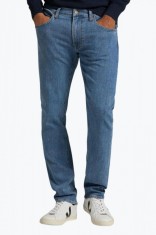 Blugi barbati Daren Zip Fly cu croiala Slim fit si talie medie albastru deschis, W31 L34