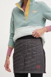 LA Sportiva fustă sport Warm Up Primaloft culoarea gri, mini, drept, M04900322