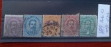 TS21 - Timbre serie Italia 1879 mi 37-40/42