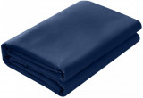 Cumpara ieftin Cearsaf de pat cu elastic din bumbac ranforce 100%, densitate 120 g/mp, Albastru, 160/200cm